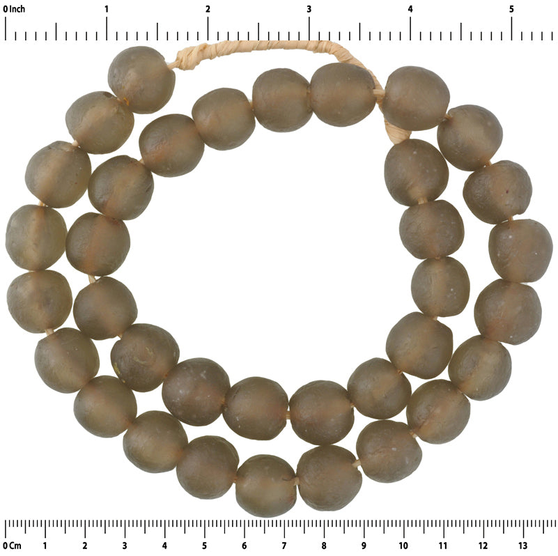 Beautiful Glass Beads - Recycled In Ghana From Bottles - close-up