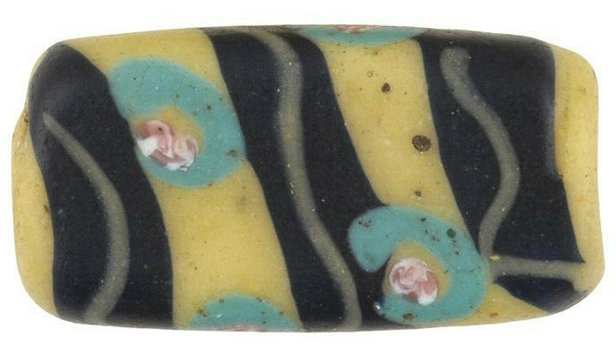 Antique African trade bead tabular Venetian glass lampwork - Tribalgh