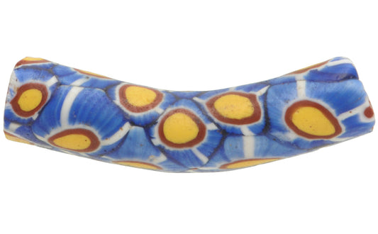 Rare Antique Large Venetian Millefiori Mosaic Trade Bead - African Glass Bead - alternate view
