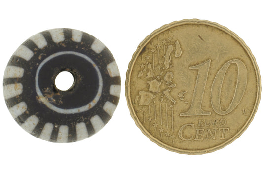 Rare Speo 3 Layer Chevron Bead | Antique Venetian Trade Glass - alternate view