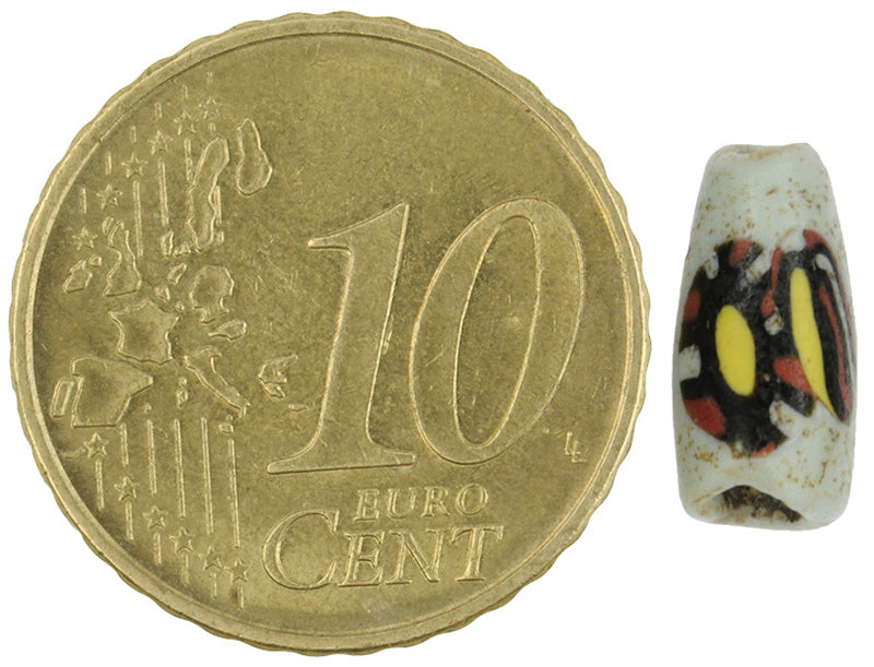 Rare Antique Fustat Mosaic Glass Bead | 12Mm Islamic Trade Bead - alternate view