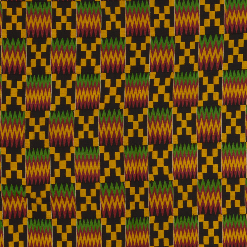 Handgewebtes Ashanti-Kente-Tuch aus Ghana, Westafrika