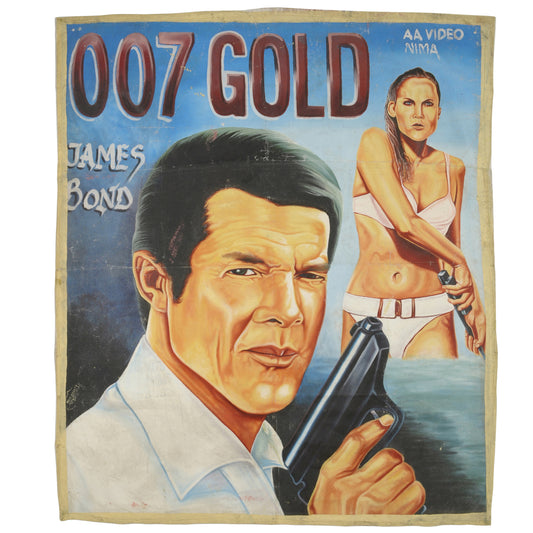 Afrikanisches Ghana Filmplakat Malerei Kino Kunst JAMES BOND DR. NEIN 007