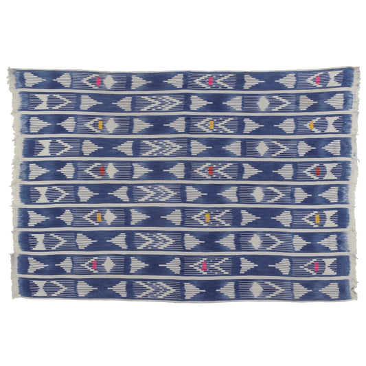 Vintage Handwoven Baule Cloth from Côte d'Ivoire - A Textile Treasure Art