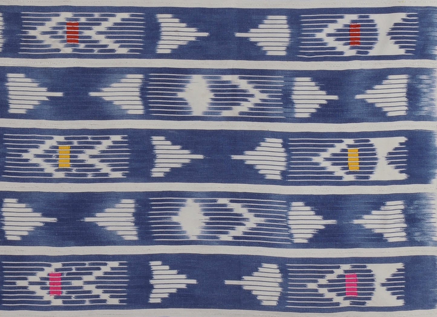 Vintage handgewebter Baule-Stoff aus der Elfenbeinküste – eine textile Schatzkunst