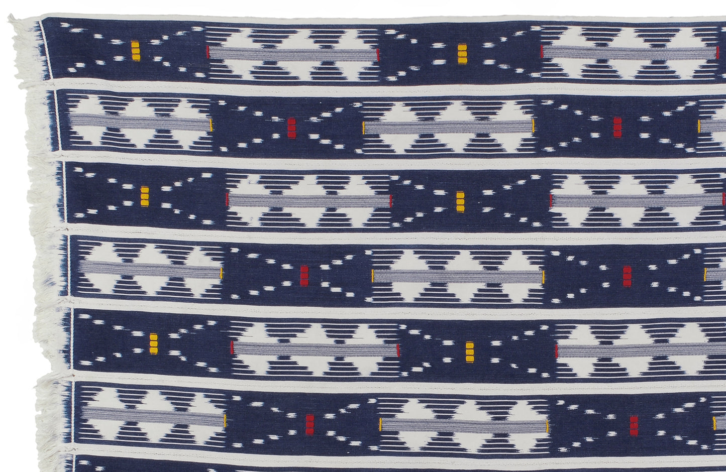 Изысканная винтажная ткань бауле из Кот-д'Ивуара — африканское наследие ручной работы