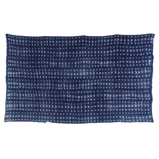 Authentic Handwoven Indigo Cloth from Burkina Faso - Mossi Tribe Craftsmanship