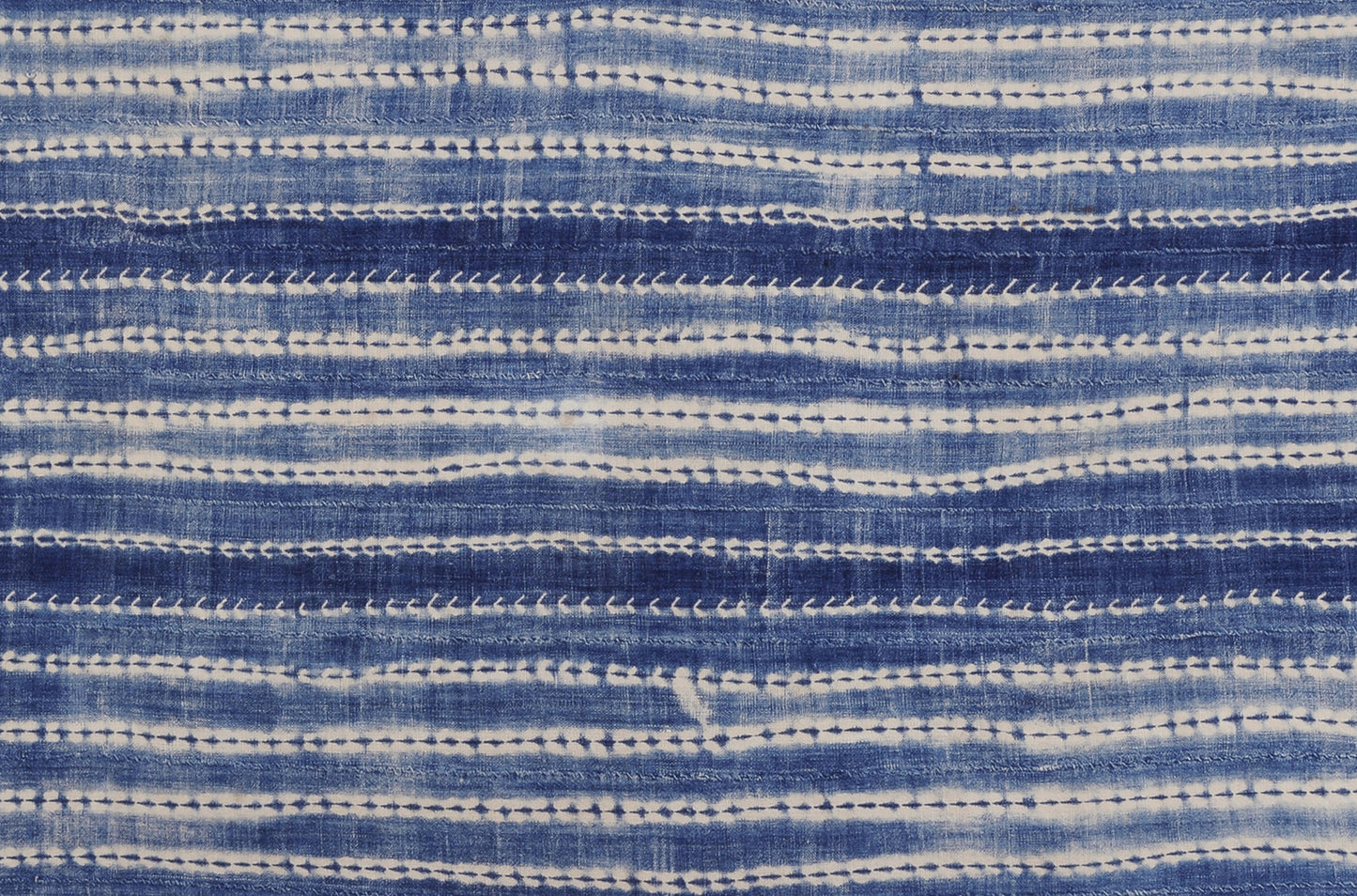 Authentique tissu indigo vintage tissé à la main du Burkina Faso Mossi Tribe Artistry