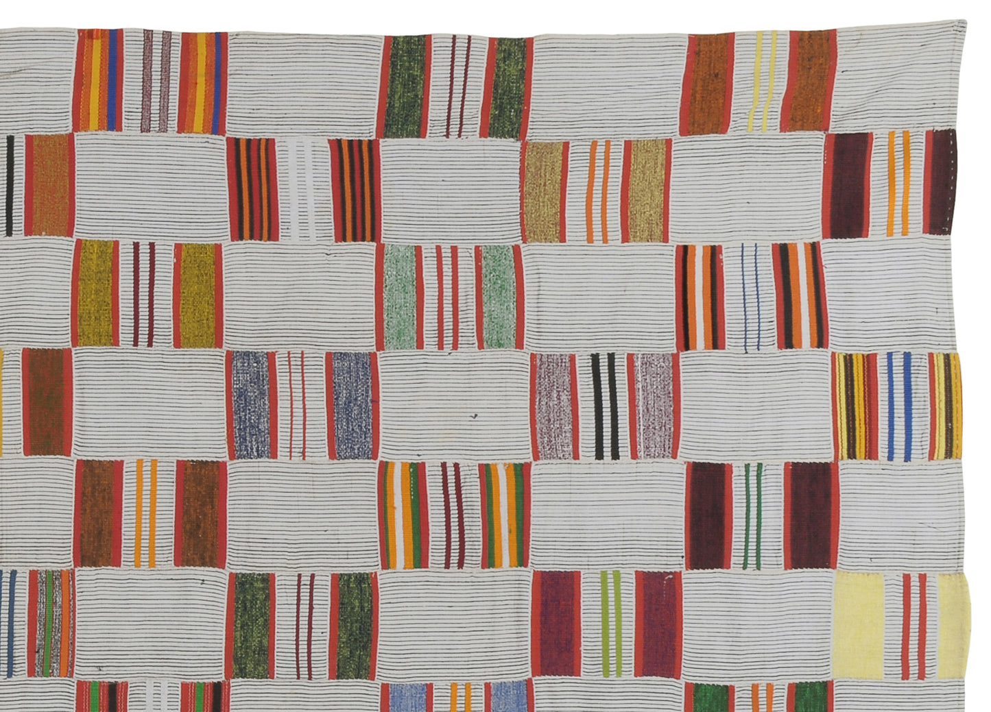 Authentic 1960s-1970s Ewe Kente Cloth from Ghana - A Symbol of Cultural Heritage