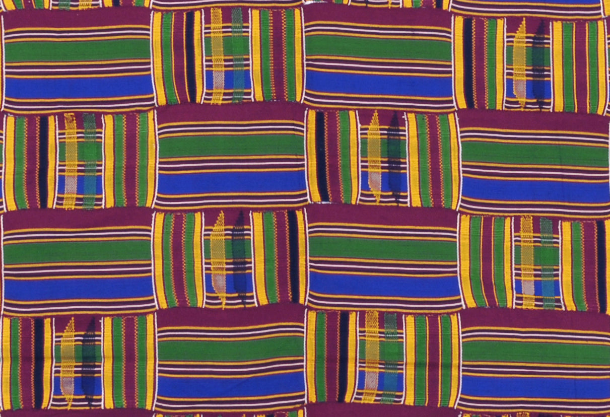 Authentic Handwoven Ashanti Kente Cloth from Ghana A Blend of History / Artistry