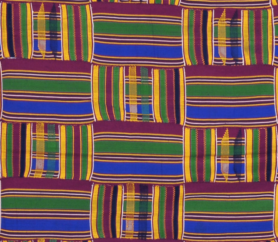 Authentic Handwoven Ashanti Kente Cloth from Ghana A Blend of History / Artistry