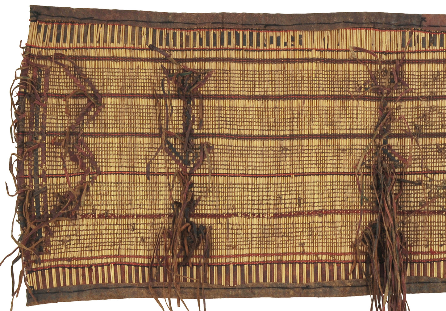 Authentic Tuareg Straw Mat from Niger - A Cultural African Artifact from Sahara