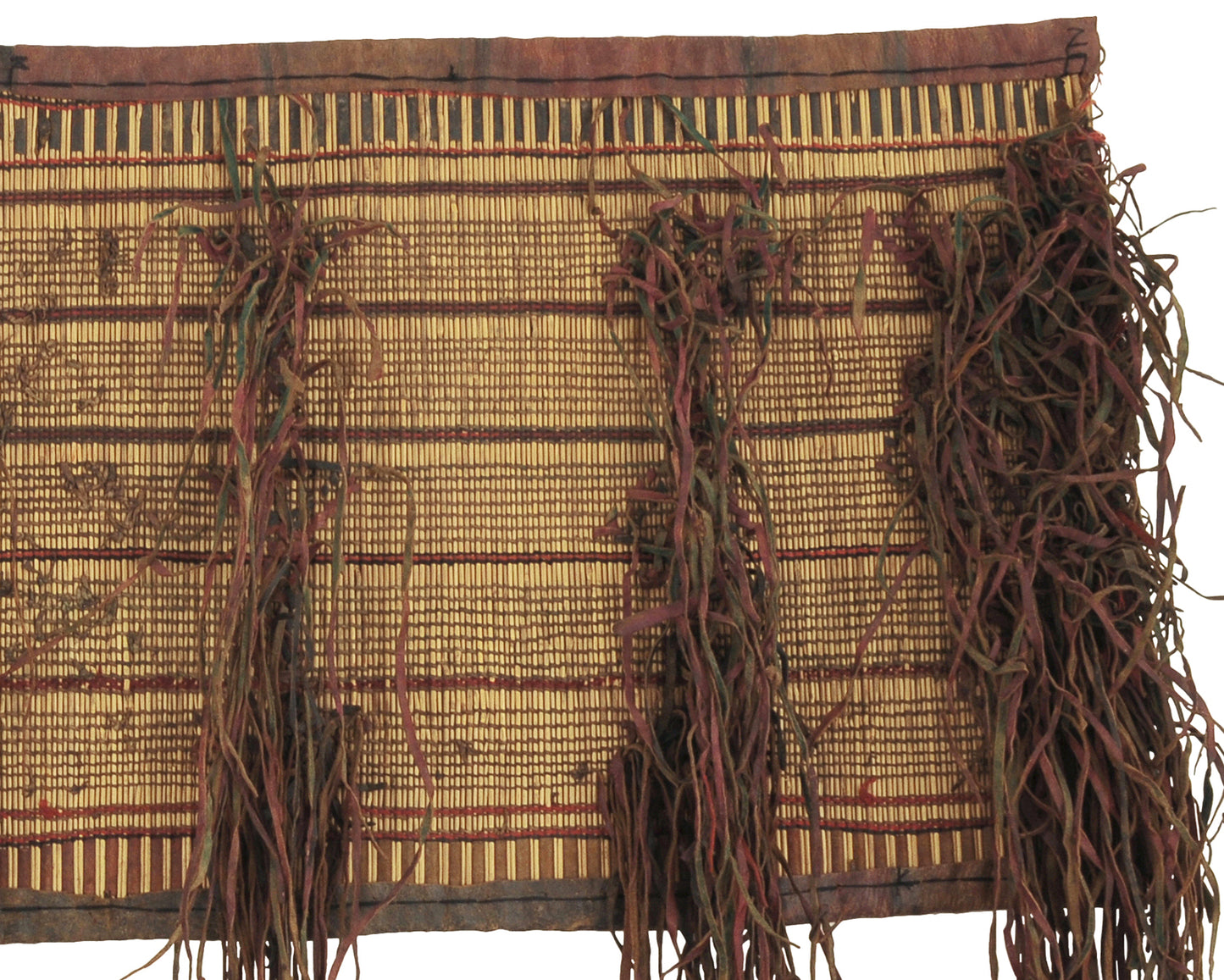 Authentic Tuareg Straw Mat from Niger - A Cultural African Artifact from Sahara