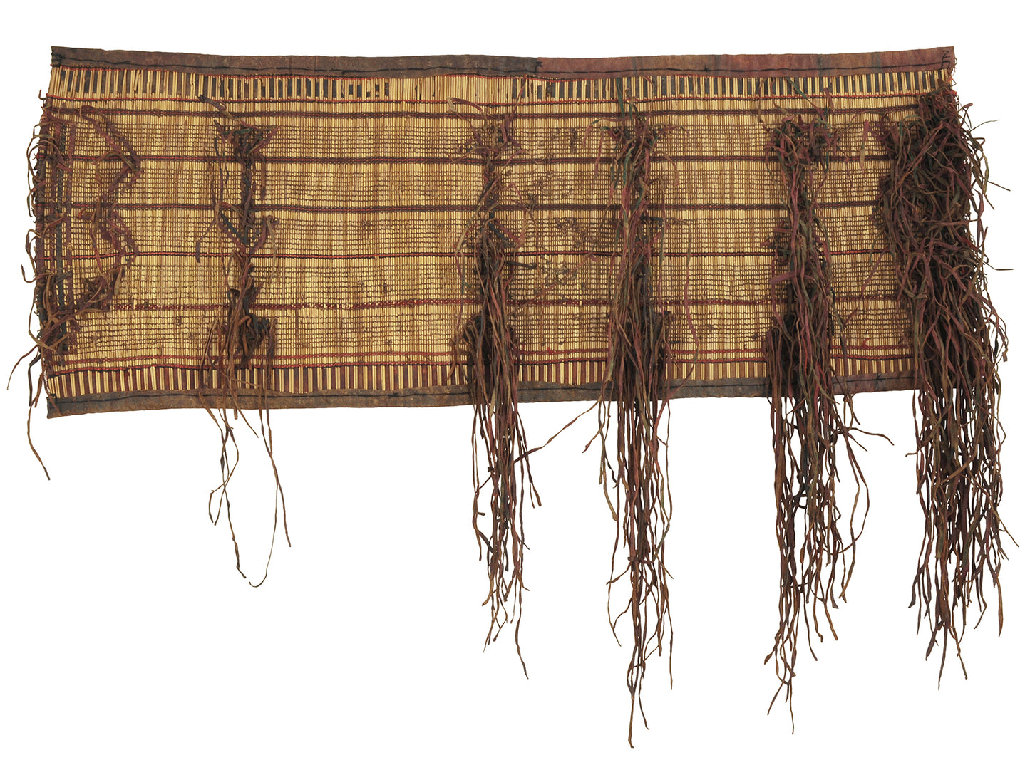 Authentic Tuareg Straw Mat from Niger - A Cultural African Artifact from Sahara