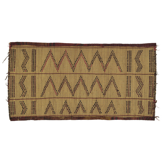 Authentische handgemachte Tuareg-Strohmatte aus Niger-Sahara-Kunst und Handwerkskunst