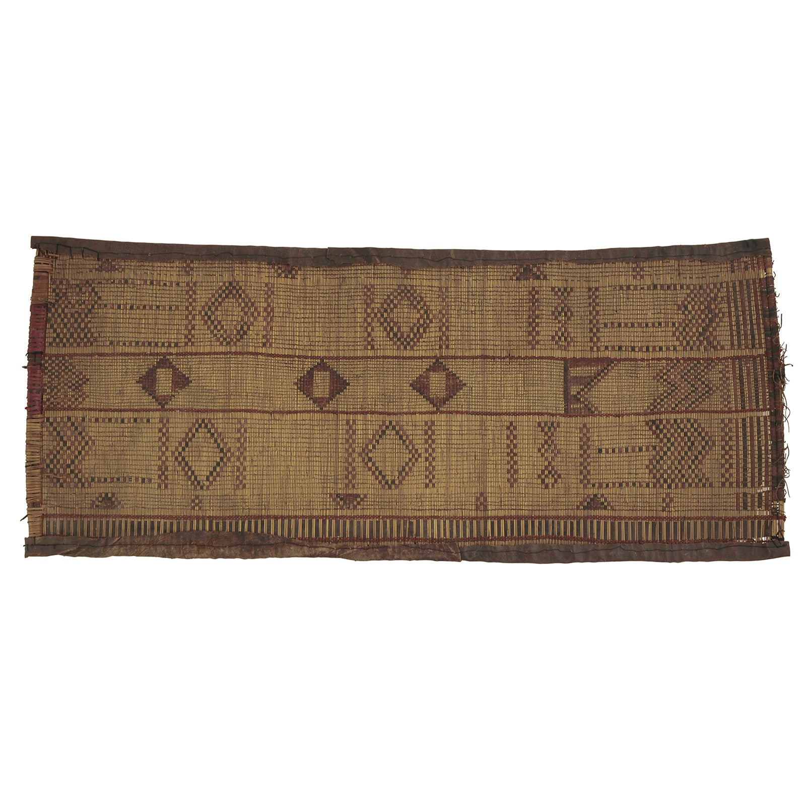 Traditional Tuareg Handmade Straw Mat Authentic Saharan Craft From Niger