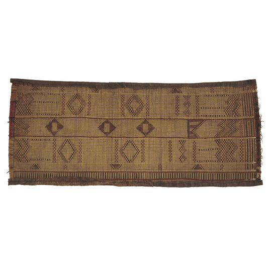 Traditional Tuareg Handmade Straw Mat Authentic Saharan Craft from Niger