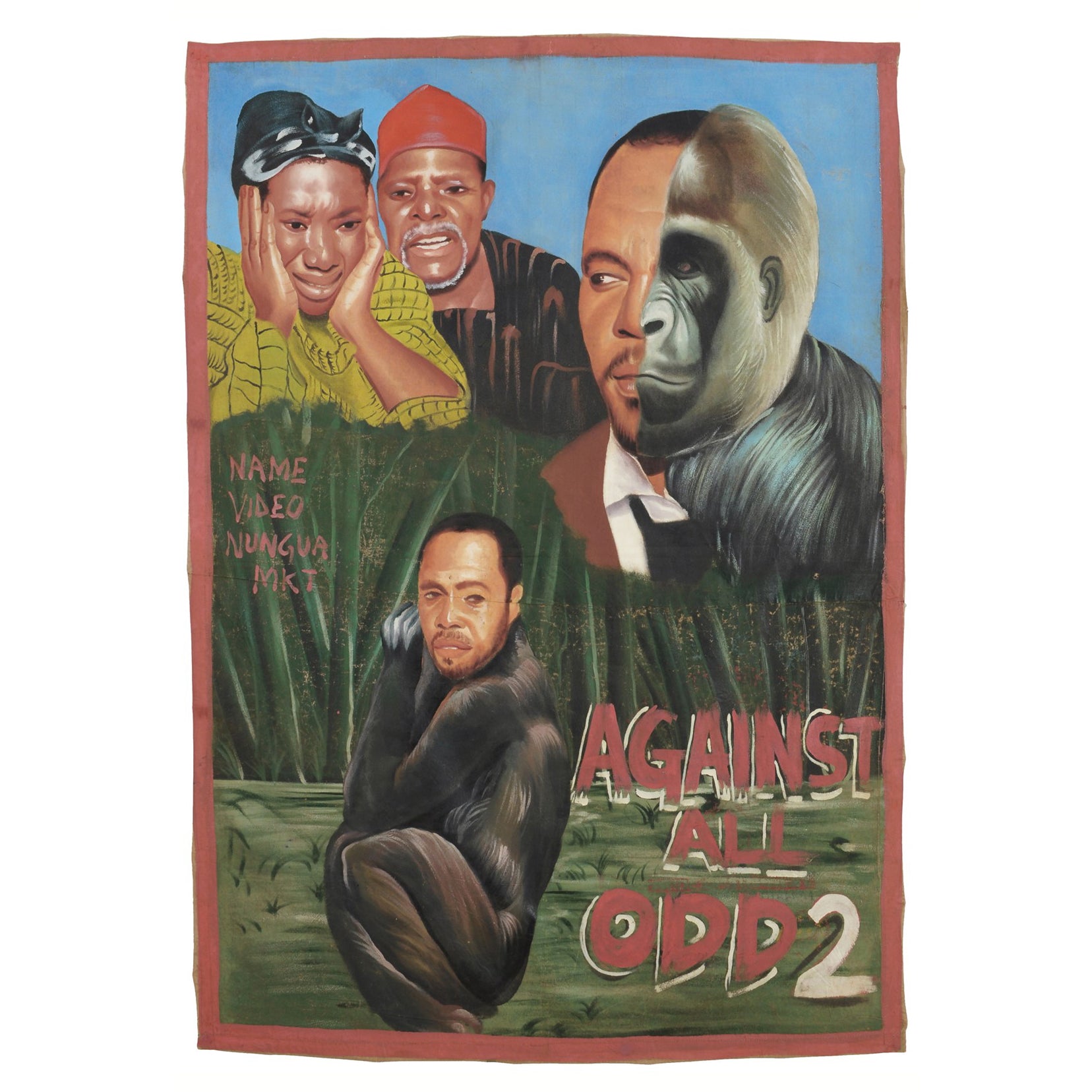 Against All Odd 2 Movie Poster - Hand-Painted In Ghana