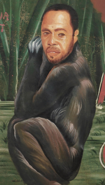 Against All Odd 2 Movie Poster - Hand-Painted In Ghana - close-up