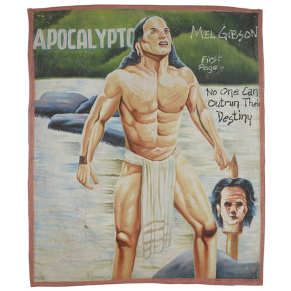 Αφίσα ταινίας Apocalypto ζωγραφισμένη στο χέρι στην Γκάνα