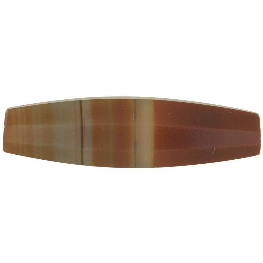 African Trade Bead Faceted Banded Agate Old Stone Bead Idar Oberstein Germany