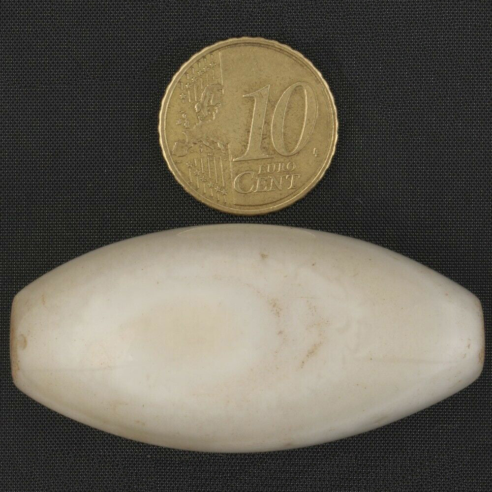 Antique Agate Trade Bead Pendant from Cambay India – Large 50x24mm