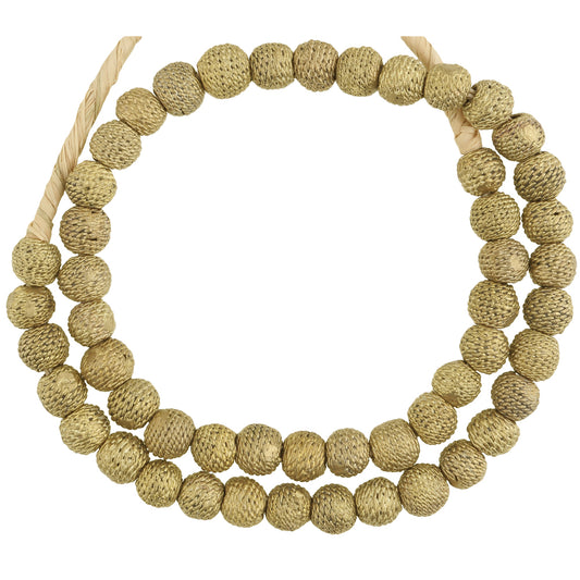 Perline in ottone bronzo Perline commerciali africane Ashanti Asante Akan cera persa SB-30528
