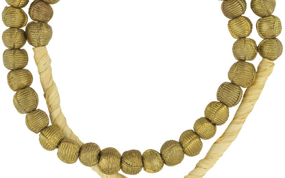 Exquisite Ashanti Brass Beads - Handmade Ghanaian Jewelry