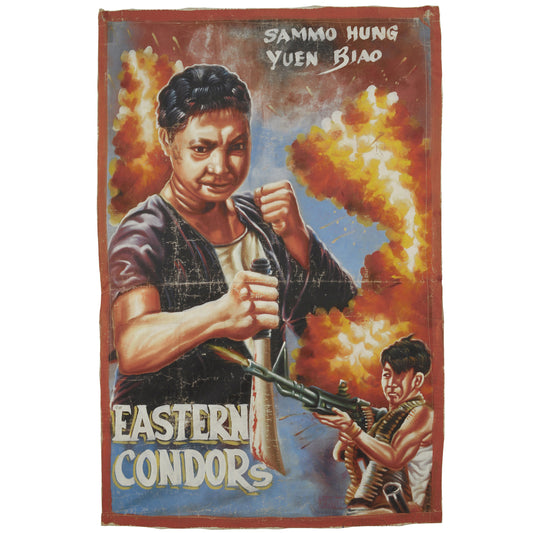 Eastern Condors movie poster hand painted in Ghana film art