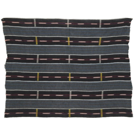 Handwoven Baule Cloth Woman‑Size – Vintage Ivory Coast Textile