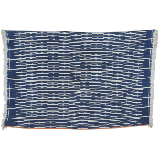 Handwoven Baule Cloth – Vintage Ivory Coast Textile 155×100 cm