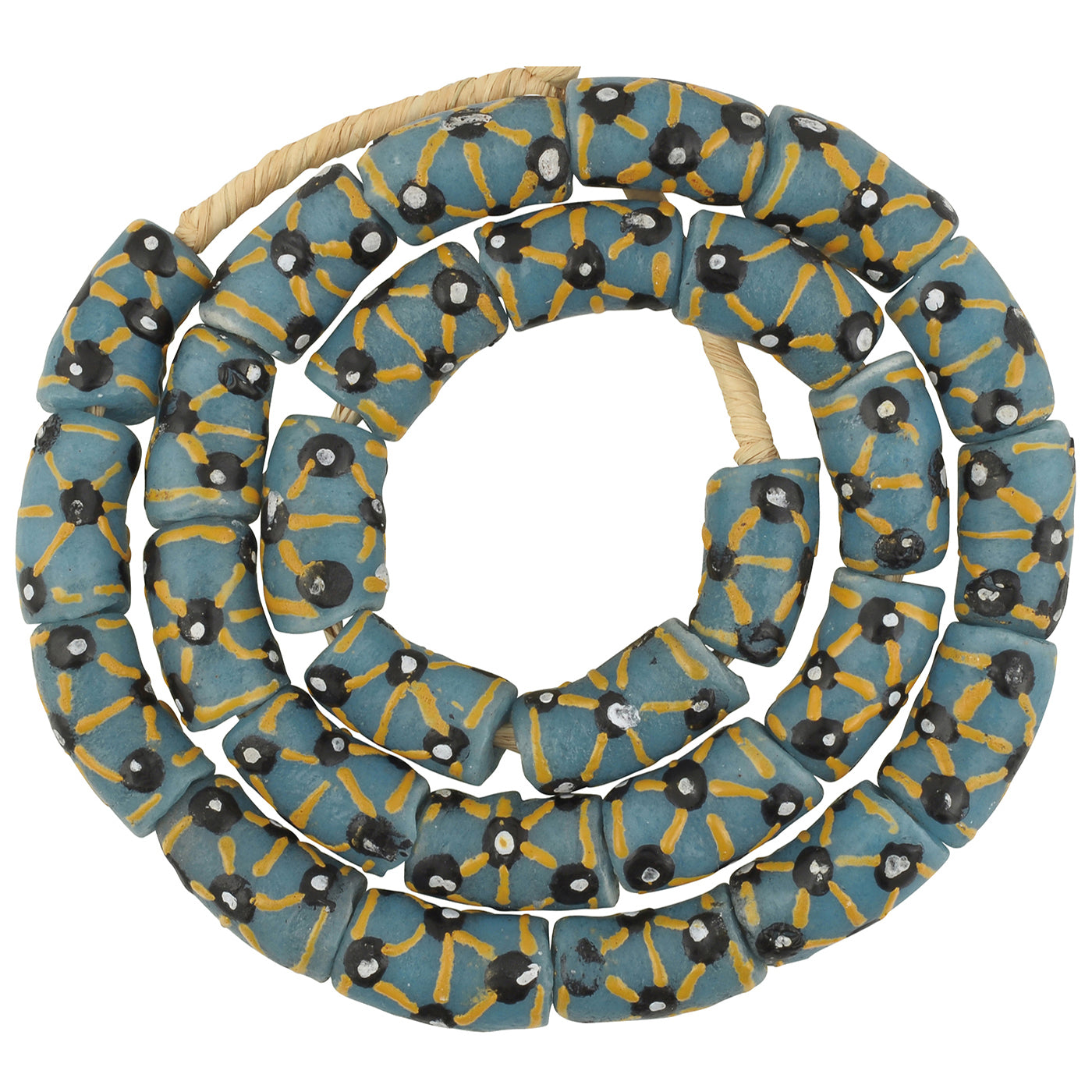Fancy Powder Glass Krobo Beads - African Trade Beads – Tribalgh