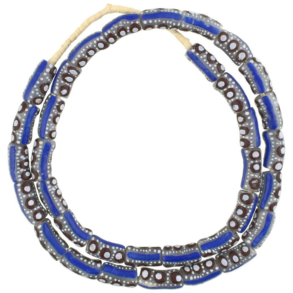 Handmade Ghana Krobo Glass Beads - Recycled African Trade Beads