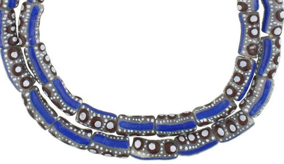Handmade Ghana Krobo Glass Beads - Recycled African Trade Beads - alternate view