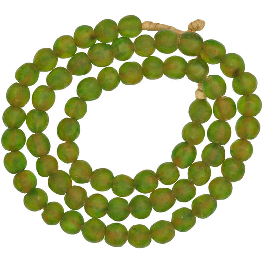 Translucent African Trade Beads - Recycled Krobo Glass Beads 10Mm