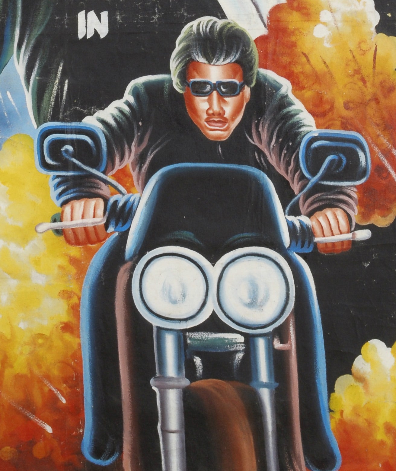 MISSION IMPOSSIBLE MOVIE POSTER HAND PAINTED IN GHANA FOR THE LOCAL CINEMA MORE DETAILS