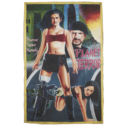 Planet Terror: esclusivo poster del film ghanese dipinto a mano