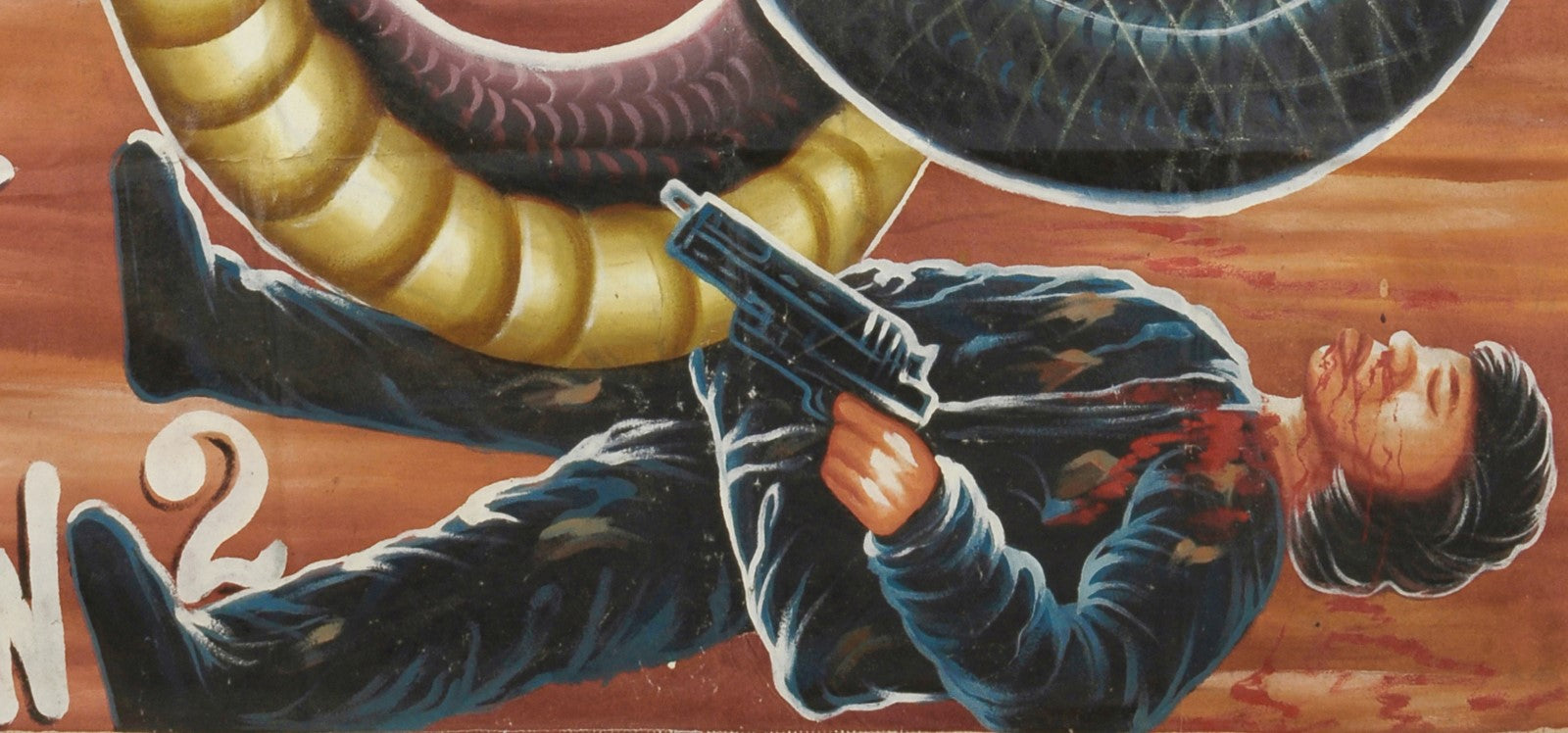 PYTHON 2 Movie Poster - Unique Hand-Painted Ghana Art – Tribalgh