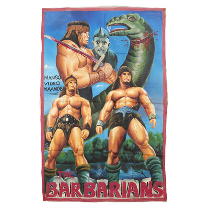 The Barbarians Movie Poster - Hand Painted Ghana Art