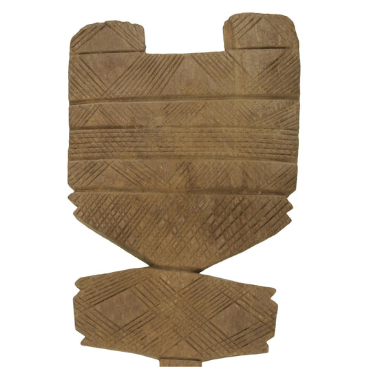 Tuareg Tent Posts – Hand‑Carved Wooden Pole 57 cm (22½″)