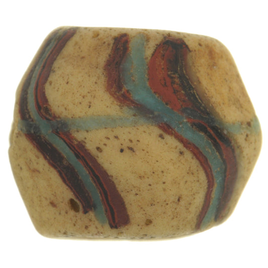 Raro antico autentico bodom / akoso perla commerciale in polvere di vetro africano SB-27054