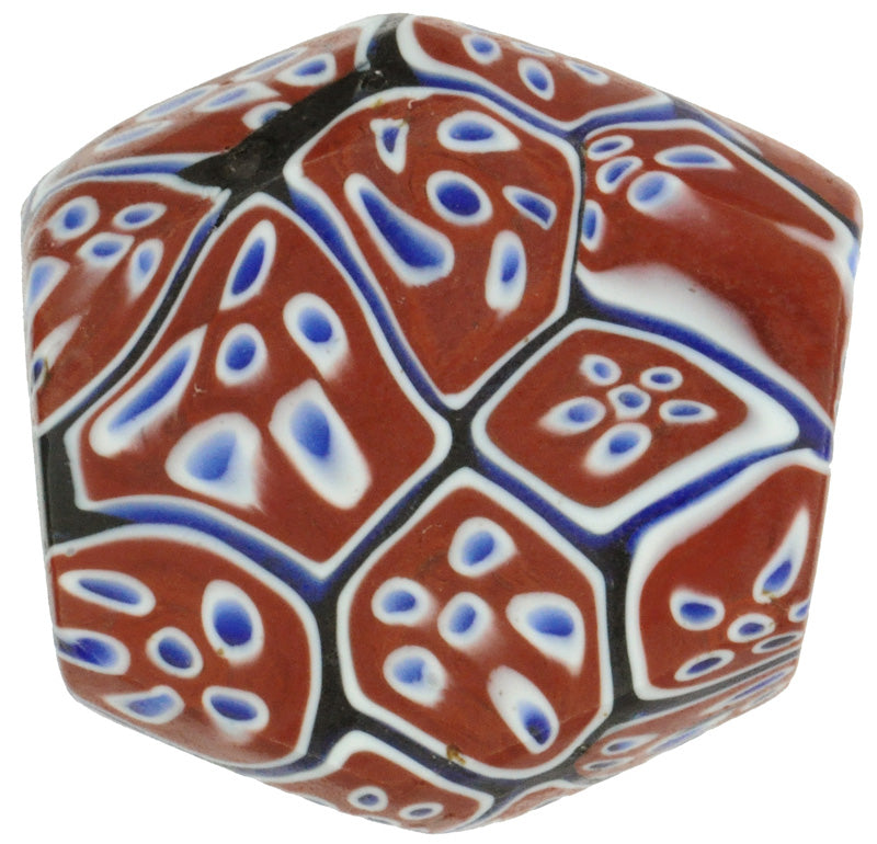 Παλιά Μεγάλη Πίνακας Millefiori Venetian Glass Trade Bead SB-22791