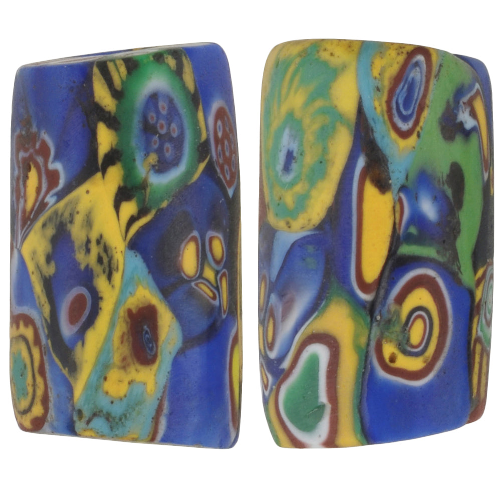 Rare Antique Multimurrine Millefiori Venetian Glass Trade Beads