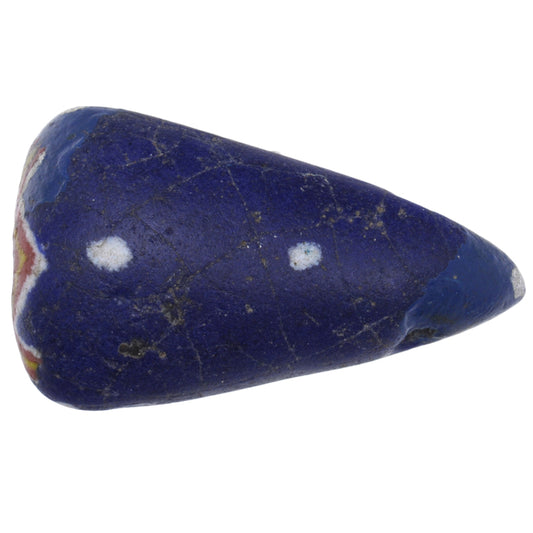 Raro hermoso antiguo de gran tamaño kiffa africano vidrio comercio cuenta Mauritania SB-25904