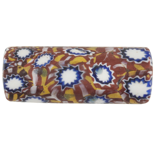 Antike Millefiori-Perle aus venezianischem Glas, altafrikanischer Handel, großes Murano-Mosaik SB-38104