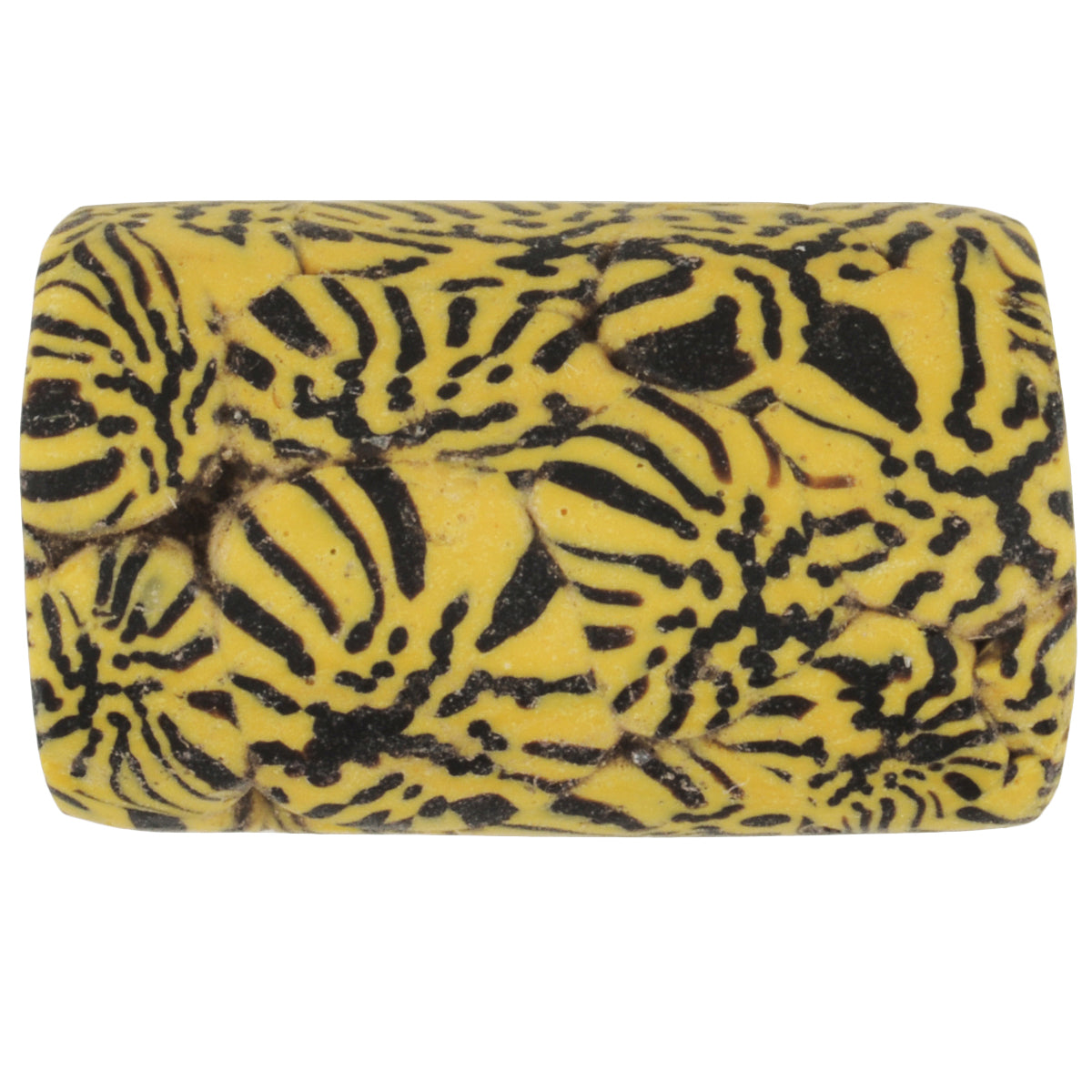 Rare Antique Large Millefiori Mosaic Glass Trade Bead - 21X13Mm