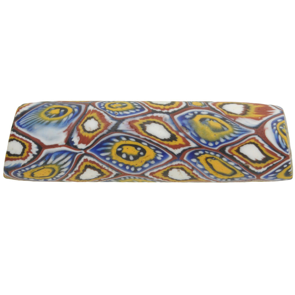 Rare Large Antique Millefiori Venetian Mosaic Glass Trade Bead - African Trade Beads