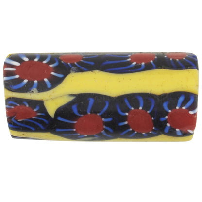 Rare Large Antique Millefiori Mosaic Glass Trade Bead - African Trade