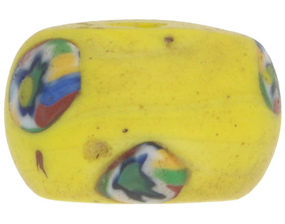 African Trade Bead Millefiori Old Venetian Mosaic Glass Beads Large Rare Ghana Sb-33994 - alternate view