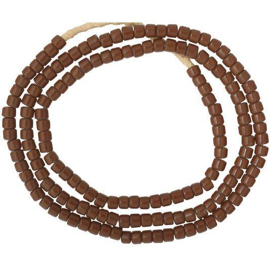 Joli vieux fil assorti de perles de verre bohème/tchèque, commerce africain SB-25292